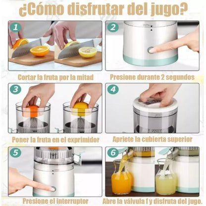 Extractor De Jugo Exprimidor De Fruta Eléctrico